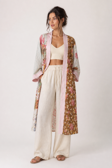 Seaside Bloom Kimono