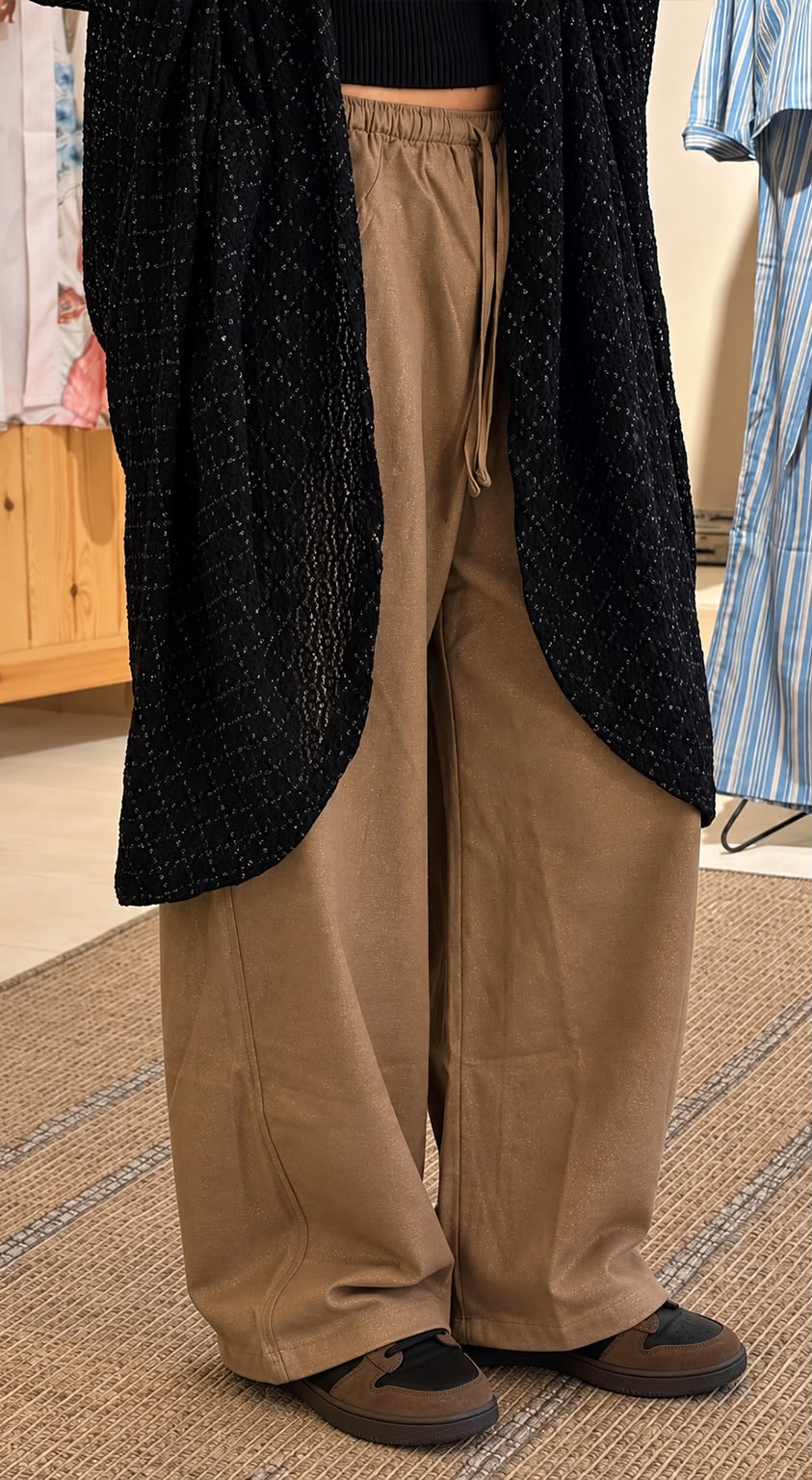 Shimmery Linen Pant