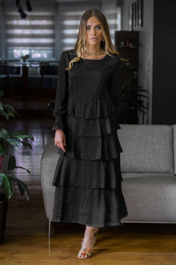 Evening Ruffle Dress